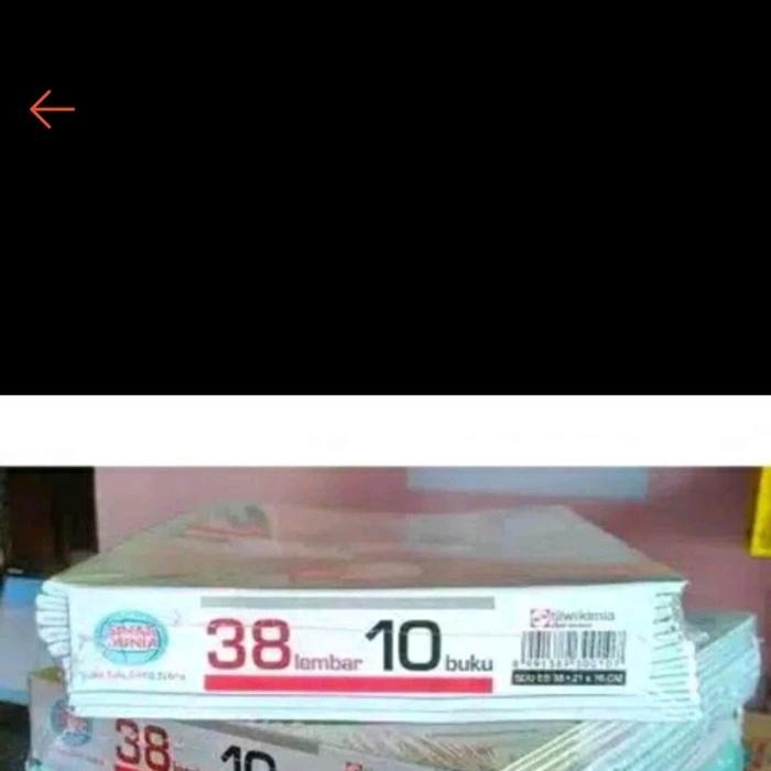 

CUCI GUDANG BUKU TULIS SIDU EB 38 LEMBAR 1 PAK ISI 10 BUAH BUKU TULIS SEKOLAH PAPER KODE 1127