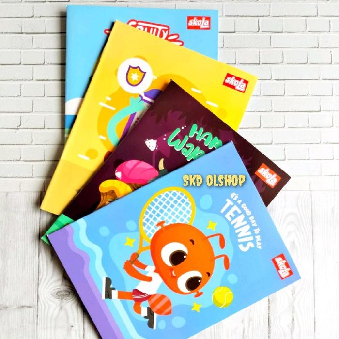 

NEW BUKU TULIS SKOLA 38 LEMBAR MURAH / BUKU SEKOLAH ANAK BERGARIS KARAKTER SIDU (1 PACK ISI 10 PCS)