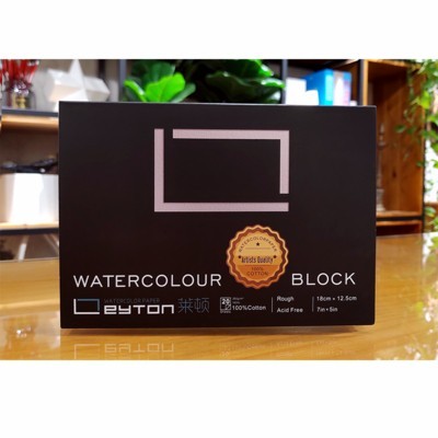 

Leyton Watercolor Block Cold/Hot Press 27X19.5Cm 300Gsm 100% Cotton Best Quality