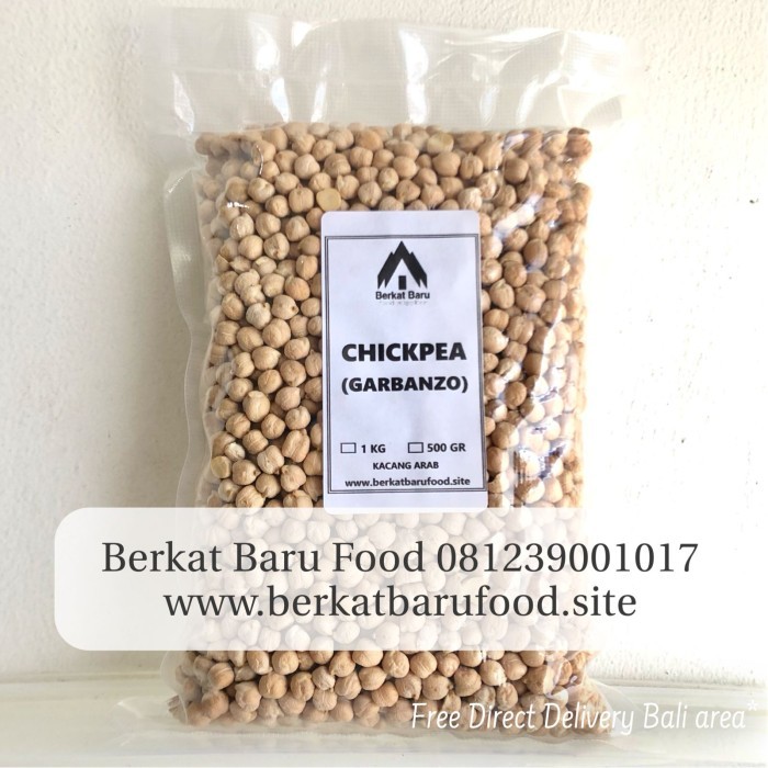 

TERMURAH Chickpeas / Chickpea / Garbanzo / Chole / Kacang Arab 1 kg