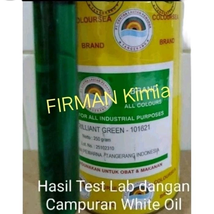 

Pewarna Minyak Hijau Muda/Solvent Brilliant Green 101621 Merek Coloursea 250Gr Terlaris