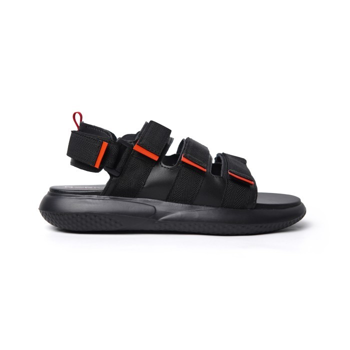Dorks Archieve Full Black Sandal Gunung Sandal Pria Sandal Wanita