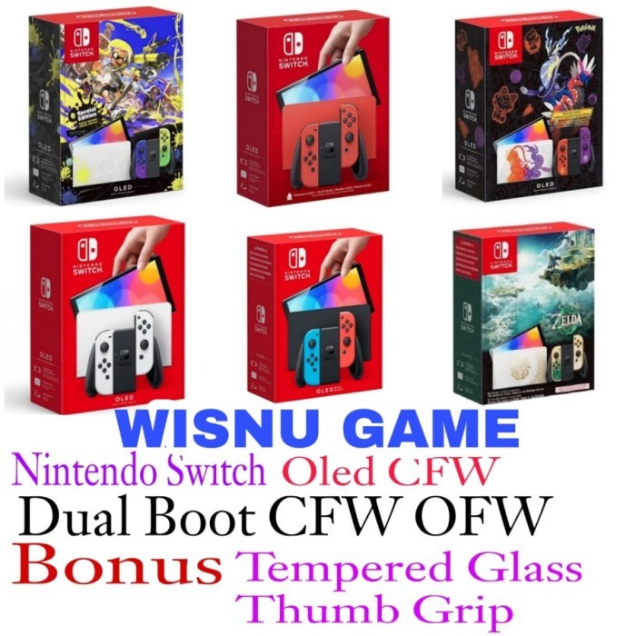 Nitendo Switch OLED CFW 128GB 256GB 512GB Full Game
