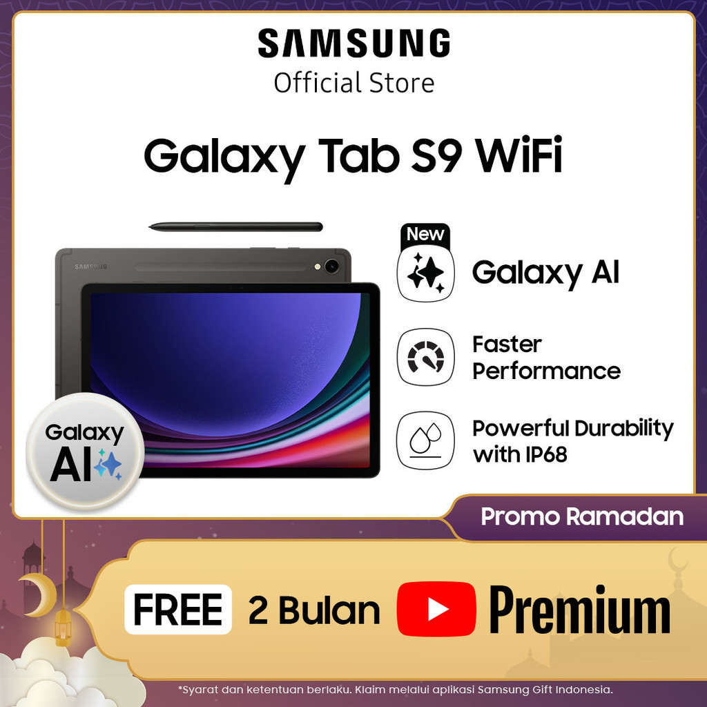 Samsung Galaxy Tab S9 WiFi 8/128GB - Graphite