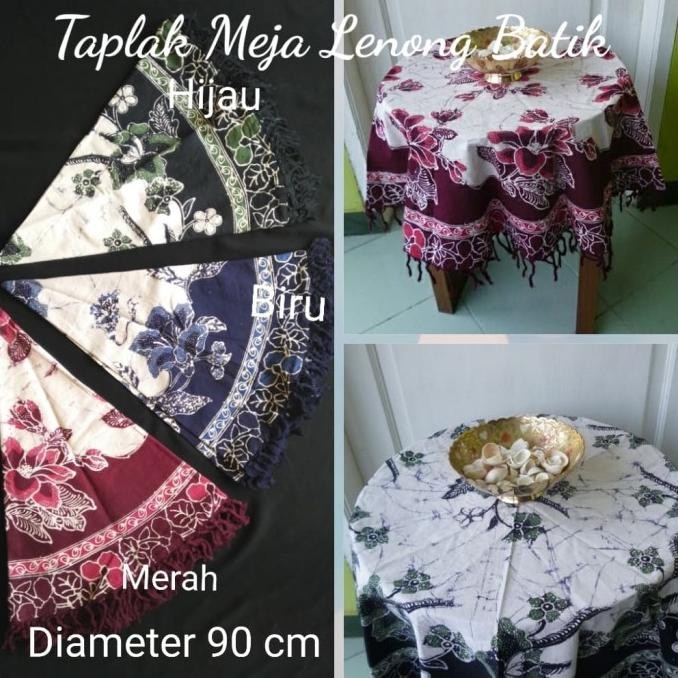 Sale Taplak Meja Bulat Batik Pekalongan