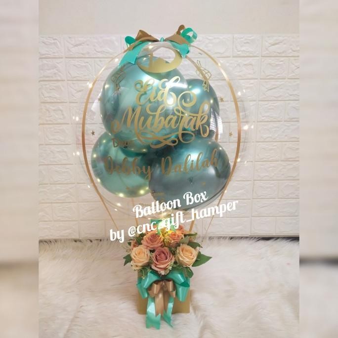 

Best Seller!, Balon Box Lebaran/Hamper Idul Fitri/Kado/Eid Mubarak/Bingkisan Lebaran