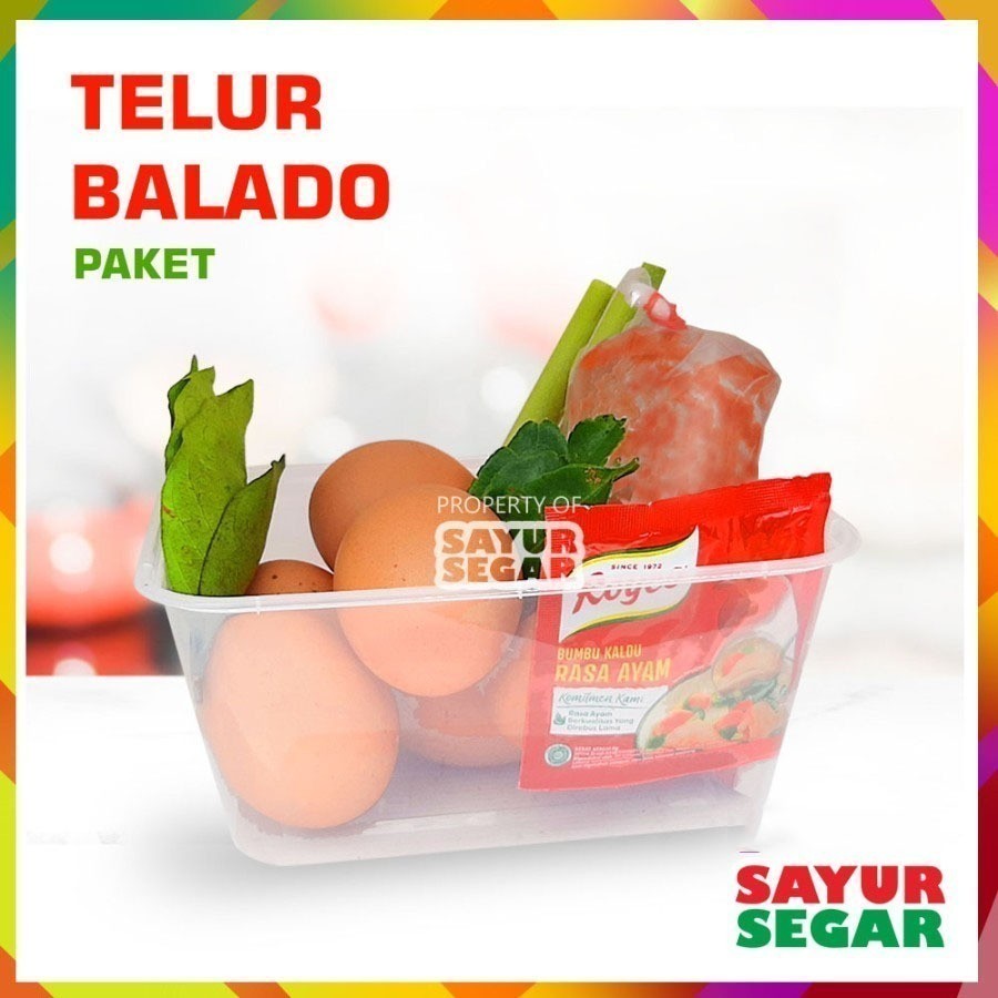 

Paket Telur Balado [1 Paket Sayur] Siap Masak - Ready to Cook