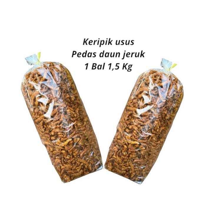 

FREE ONGKIR Keripik Usus Pedas daun jeruk 1 bal