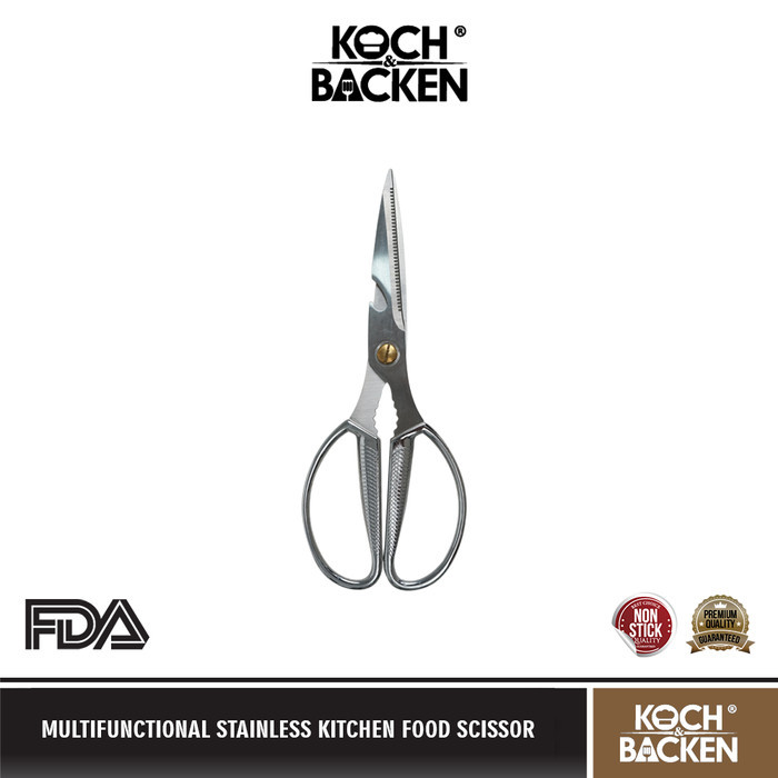 KOCH&BACKEN Multifunctional Stainless Kitchen Food Scissor