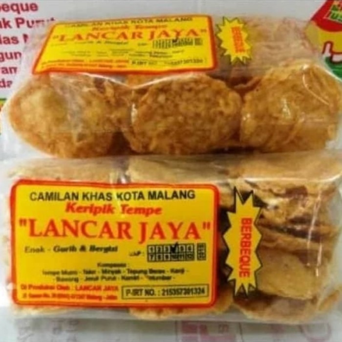

GRATIS ONGKIR Keripik tempe aneka rasa Lancar Jaya khas Malang