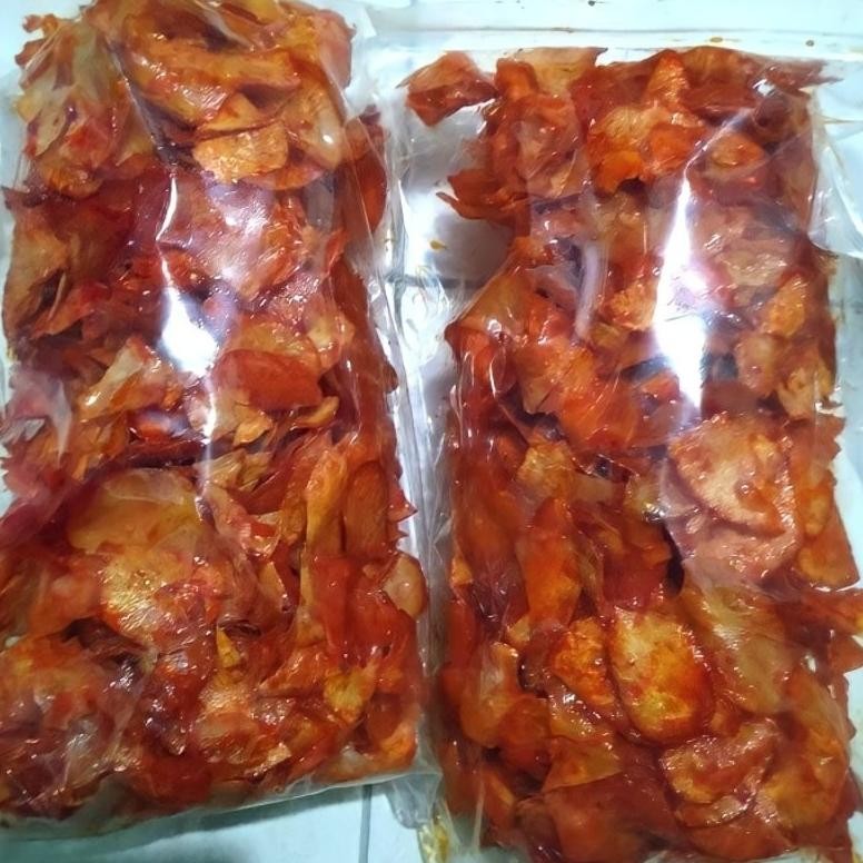 

TERMURAH Keripik Singkong Lengket Pedas Manis - 500 Gram dgh-43