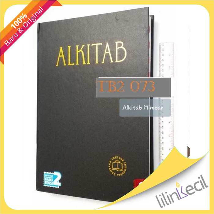 

Alkitab Mimbar / Alkitab Keluarga Ukuran Besar (TB 073 TI Hard Cover)