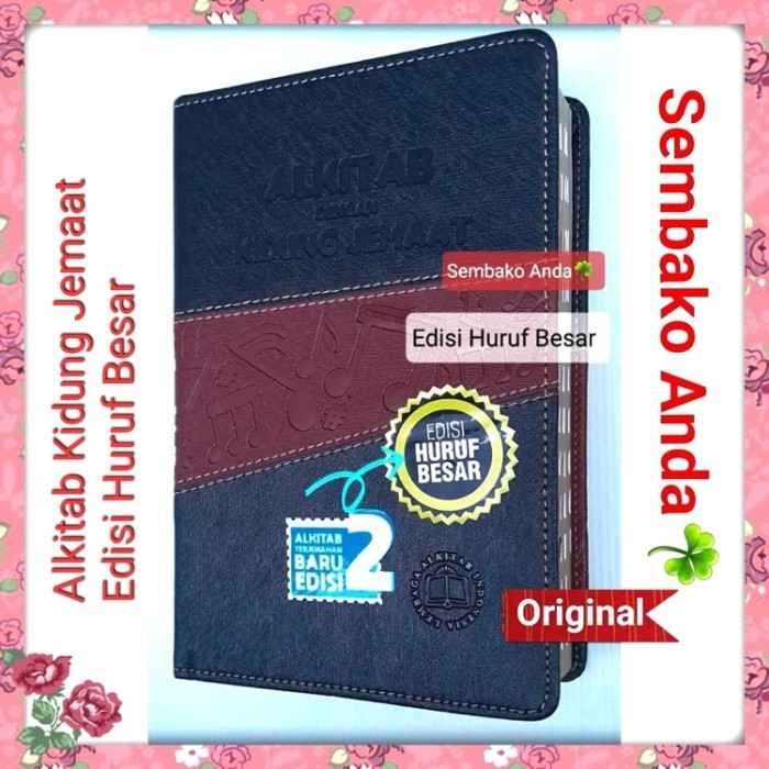 

Alkitab LAI Dengan Kidung Jemaat EDISI HURUF BESAR. Lansia. Neuro. TB2