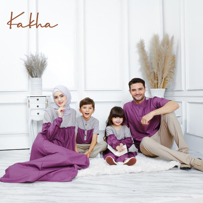 Kakha - Raya Series (Purple) - Sarimbit Keluarga Muslim