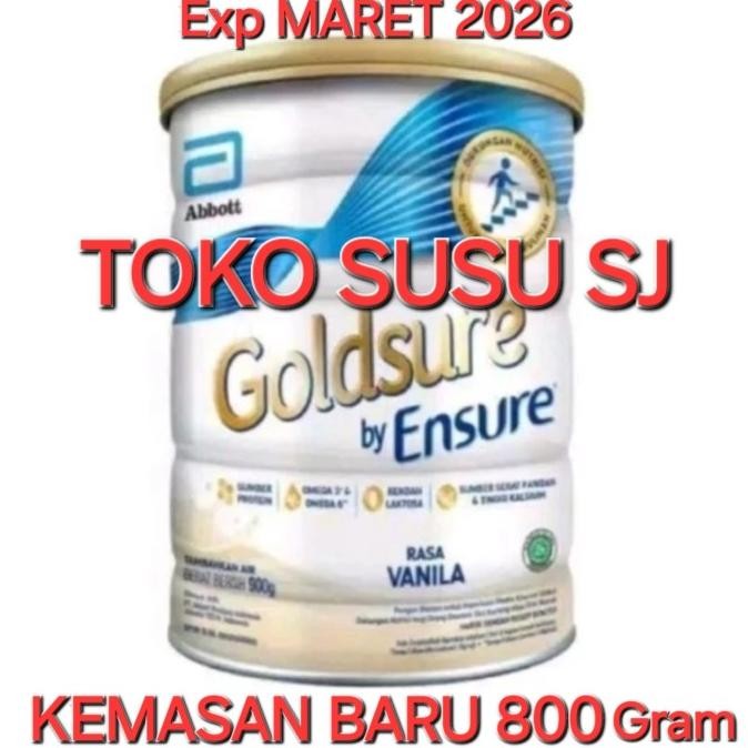 

PROMO / Goldsure by Ensure Vanila 900 gram/ Gold sure/900gr NON COD