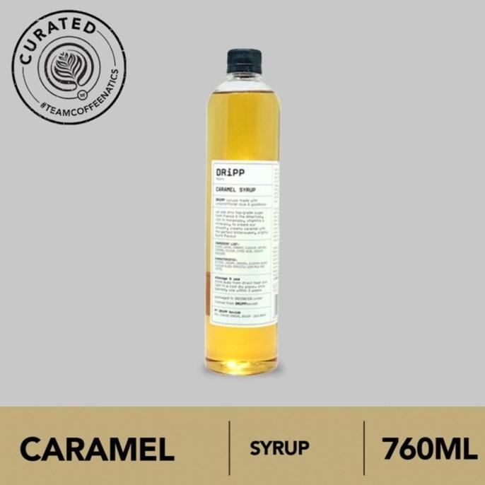 

Dripp Caramel Syrup - Sirup Perisa Minuman | Coffeenatics Original Dan Terpercaya