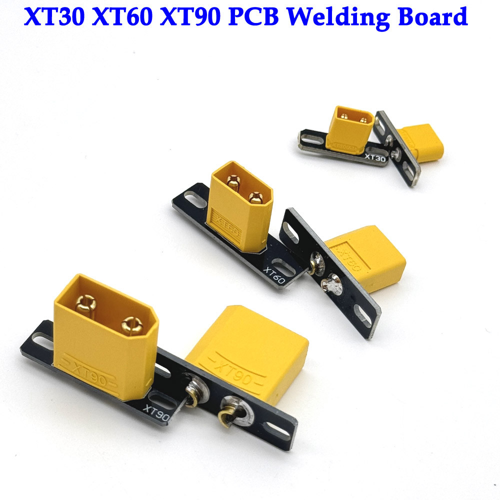 VANE XT30 XT60 XT90 PCB Welding Board Plate Fixed Seat Connector Holder PCB for DIY FPV Multicopter 