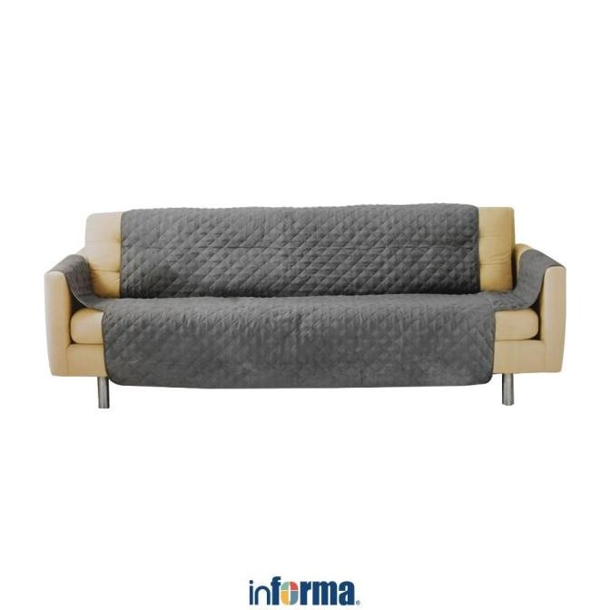 Informa - Informa Sarung Pelindung Sofa 2 Dudukan - Abu-Abu