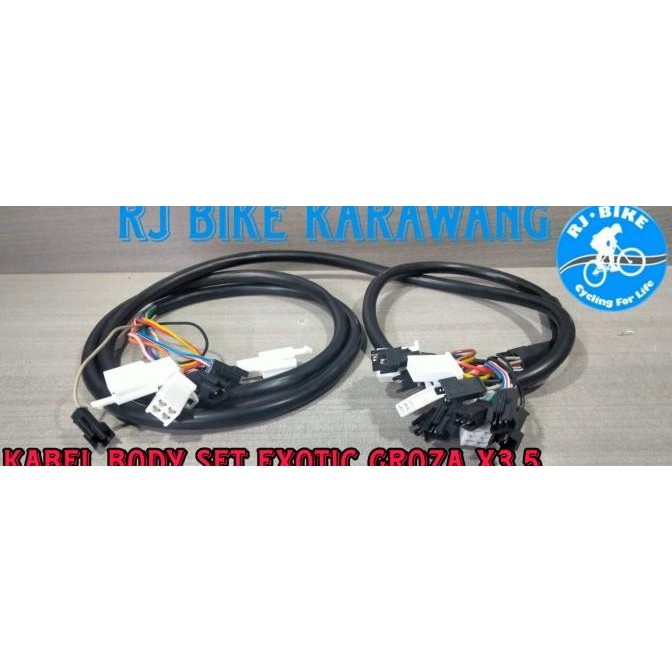 Kabel Body Set Kelistrikan Sepeda Listrik Exotic Groza X3.5 Original Dan Terlaris