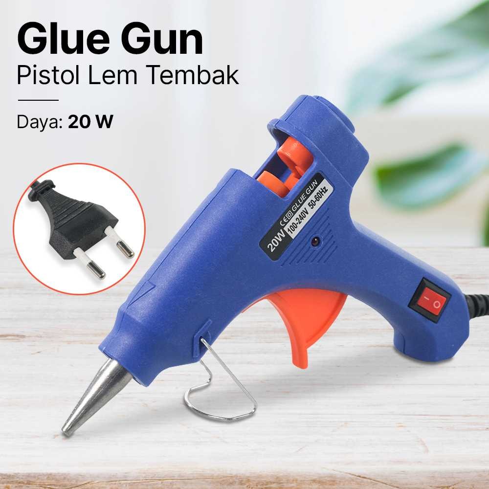 

Hot Melt Glue Gun Heating Tool Pistol Lem Tembak Panas 20W QT-302
