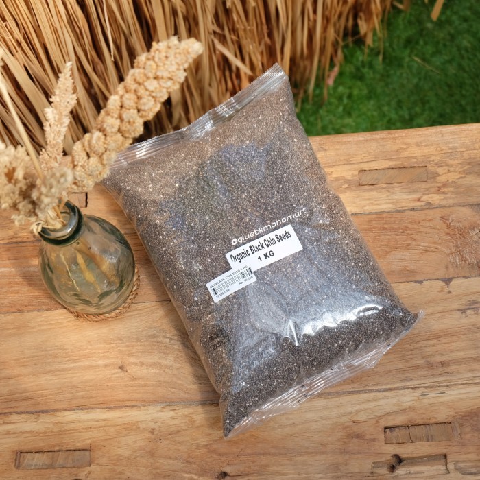 

Organic Black chia Seed / Biji Chia Hitam Organik 1Kg