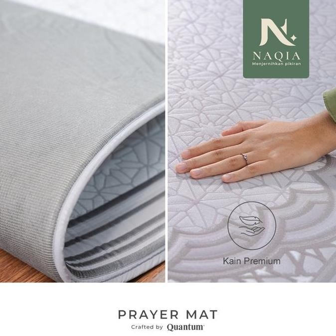 Naqia Prayer Mat by Quantum / Sajadah Premium / Tebal & Empuk