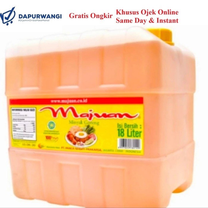 

Minyak Goreng Majuan Jerigen 18 L