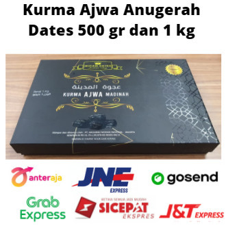 

Kurma Ajwa Dates Anugerah 500 gr dan 1 kg