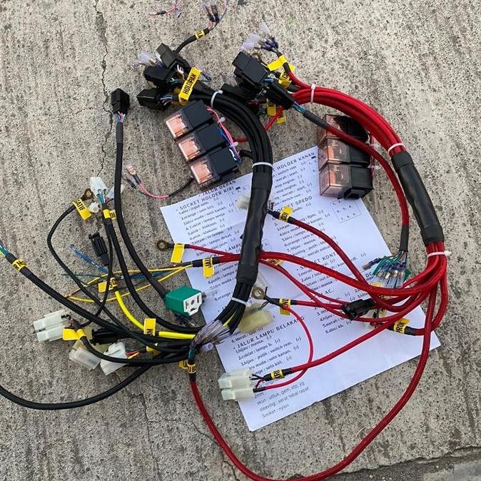 Kabel Body Set Kelistrikan Fullwave Gl Mp Cb Tiger Gl100 Original Dan Terlaris