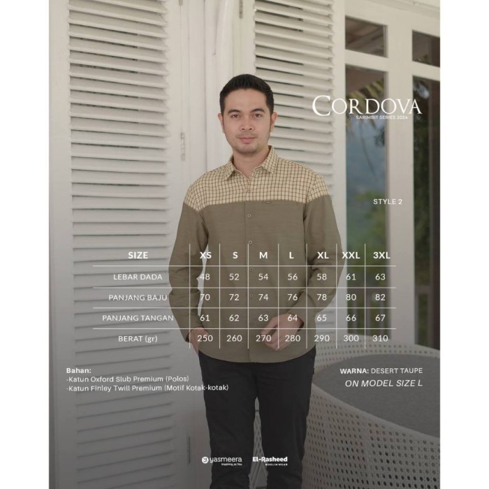 SARIMBIT 2025 TERBARU YASMEERA CORDOVA DESERT TAUPE YASMEERA SARIMBIT TERBARU 2025 SARIMBIT YASMEERA