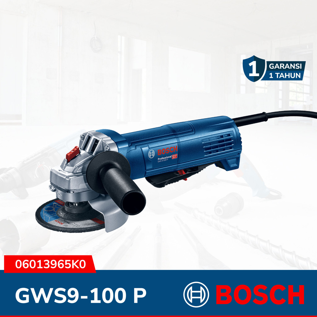 BOSCH GWS 9-100 P Mesin Gerinda Listrik - 06013965K0