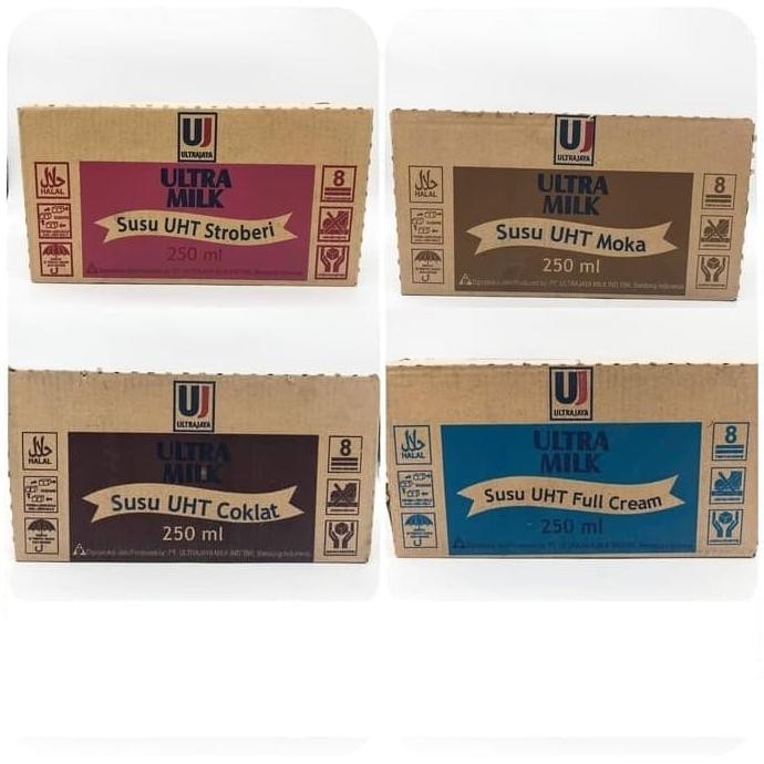 

PROMO / Susu Ultra Milk 250ml All Varian SURABAYA 250 ml ultrajaya ultramilk NON COD
