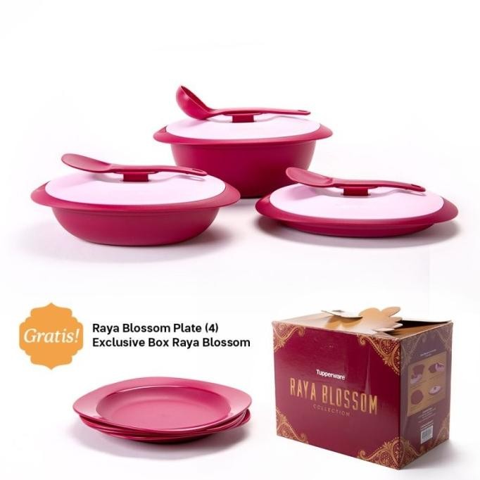 

Hot Sale!, Tupperware Raya Blossom Collection - Hampers Lebaran