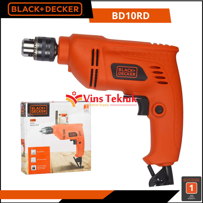 mesin bor tangan 10 mm BLACK DECKER BD10RD