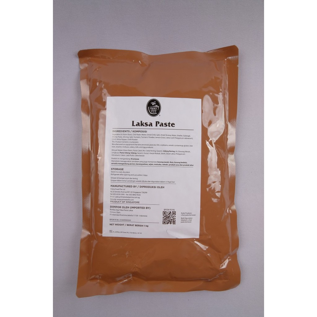 

TERBARU! Prima Taste Laksa Paste 1 Kg