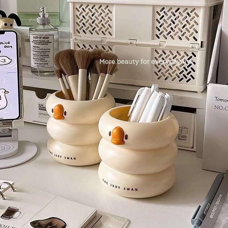 

Creative Pen Holder Storage Box Student Desktop Organizer Large Capacity