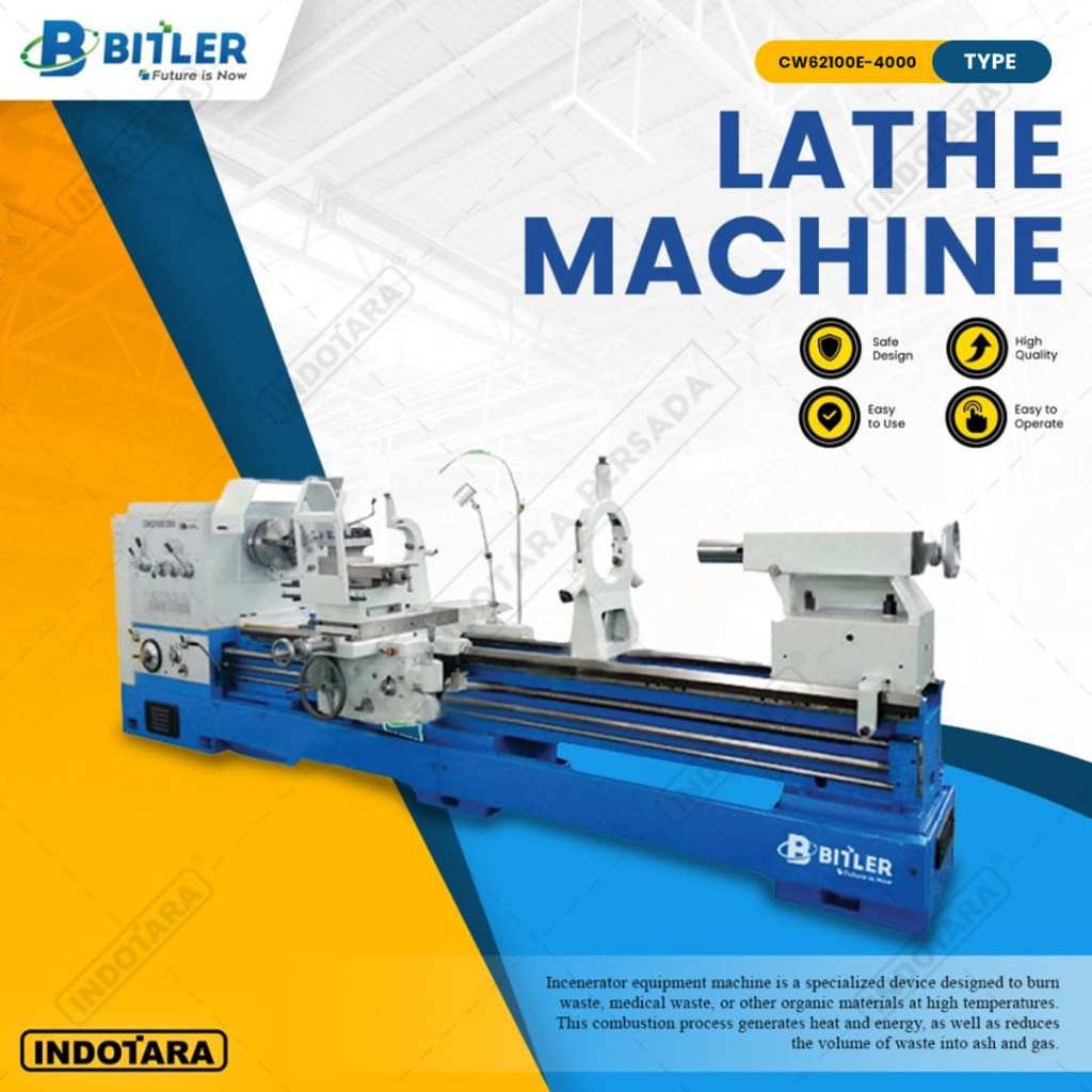 Mesin Bubut Lathe Bitler CW62100E-4000