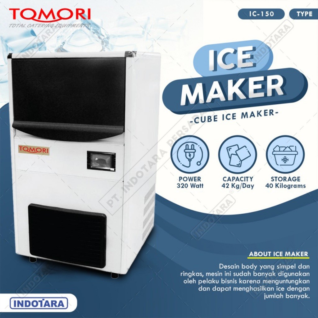 Mesin Pembuat Es Kubus / Tomori Ice Cube Maker Digital Control