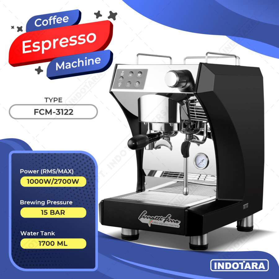 Mesin Kopi Espresso / Espresso Machine Ferratti Ferro FCM3122