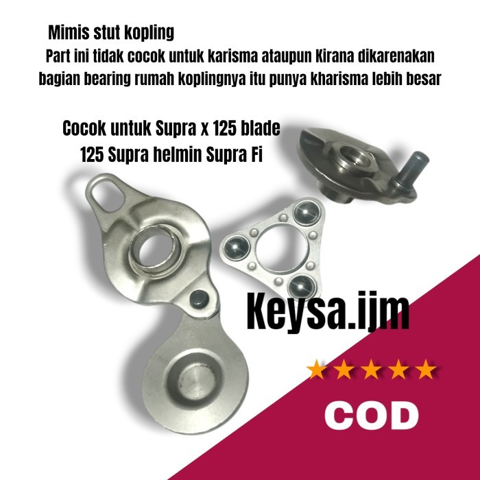 Mimis Stut Setelan Kopling Supra X125 Bkade125 Supra 125 Fi,Helmin 125 (Copotan)