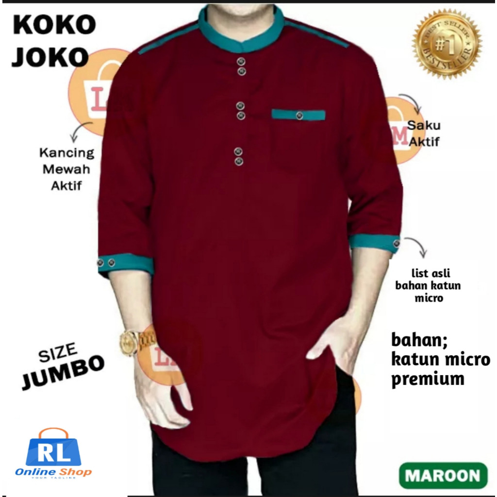 Baju Koko Pria 2025 Koko Pria Lebaran 2025 Outfit Bj Koko Murah Bsju Kko Pria Baju Koko Pria Terbaru