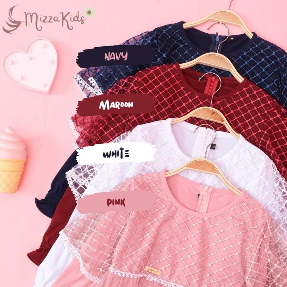 HK Gamis Ayumi Set Pastan Baju Muslim Anak Tile Dotty Jersey Premium Polos Usia 3-8 Tahun TERLARIS