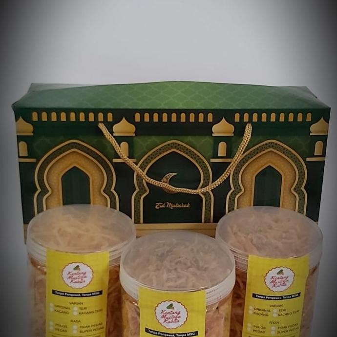 

Hot Sale!, Parsel Ramadhan Kentang Mustofa Kabita Box Idul Fitri Hijau