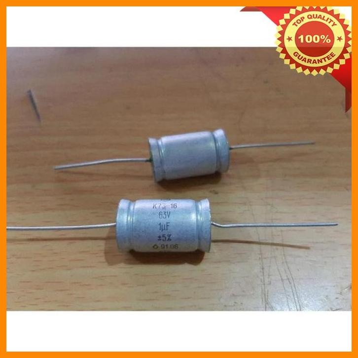 [SPL] RUSSIAN OTK PETP K73-16 CAPACITOR 1UF 5% 63V