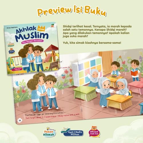 

Isi 6 Buku - Buku Paket Seri Akhlak Anak Muslim - Ziyad Book Balita