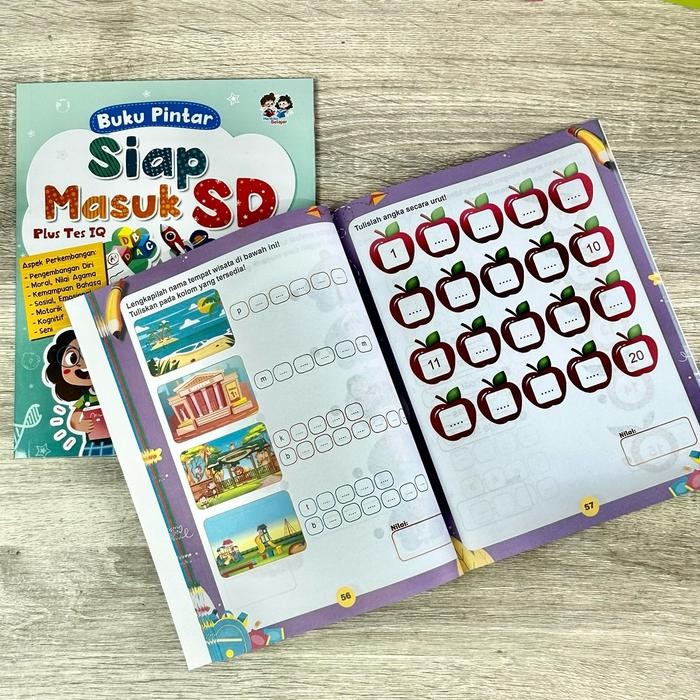 

Buku Anak Tk Paud / Buku Pintar Siap Masuk Sd Plus Tes Iq (Kurikulum Merdeka)