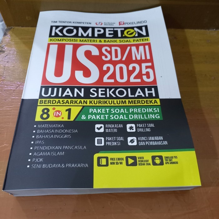 

Buku Kompeten Komposisi Materi Bank Soal Paten Us Sd/Mi 2025 Ujian Sekolah Berdasarkan Kurikulum