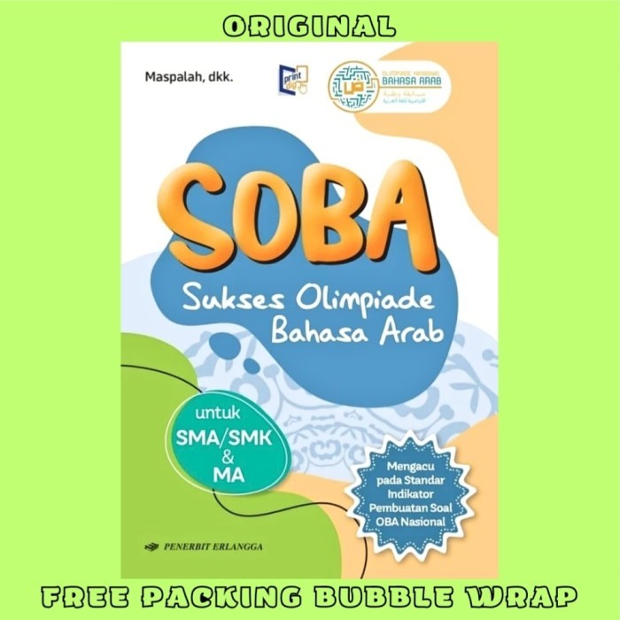 

Buku Soal Soba Untuk Sma/Ma Erlangga - Sukses Olimpiade Bahasa Arab Original