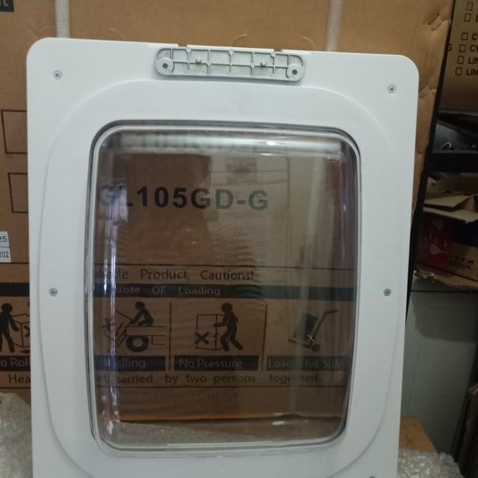 Pintu mesin pengering pakaian laundry dryer gas merek galanz