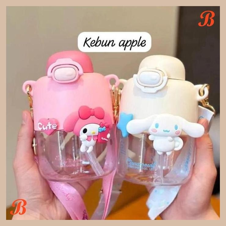 | KK | BOTOL MINUM ANAK MOTIF KARAKTER SANRIO MELODY KUROMI CINNAMOROLL 550ML